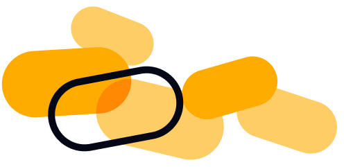 Elemento gráfico amarillo acompañando contenido de prevención VIH Argentina.